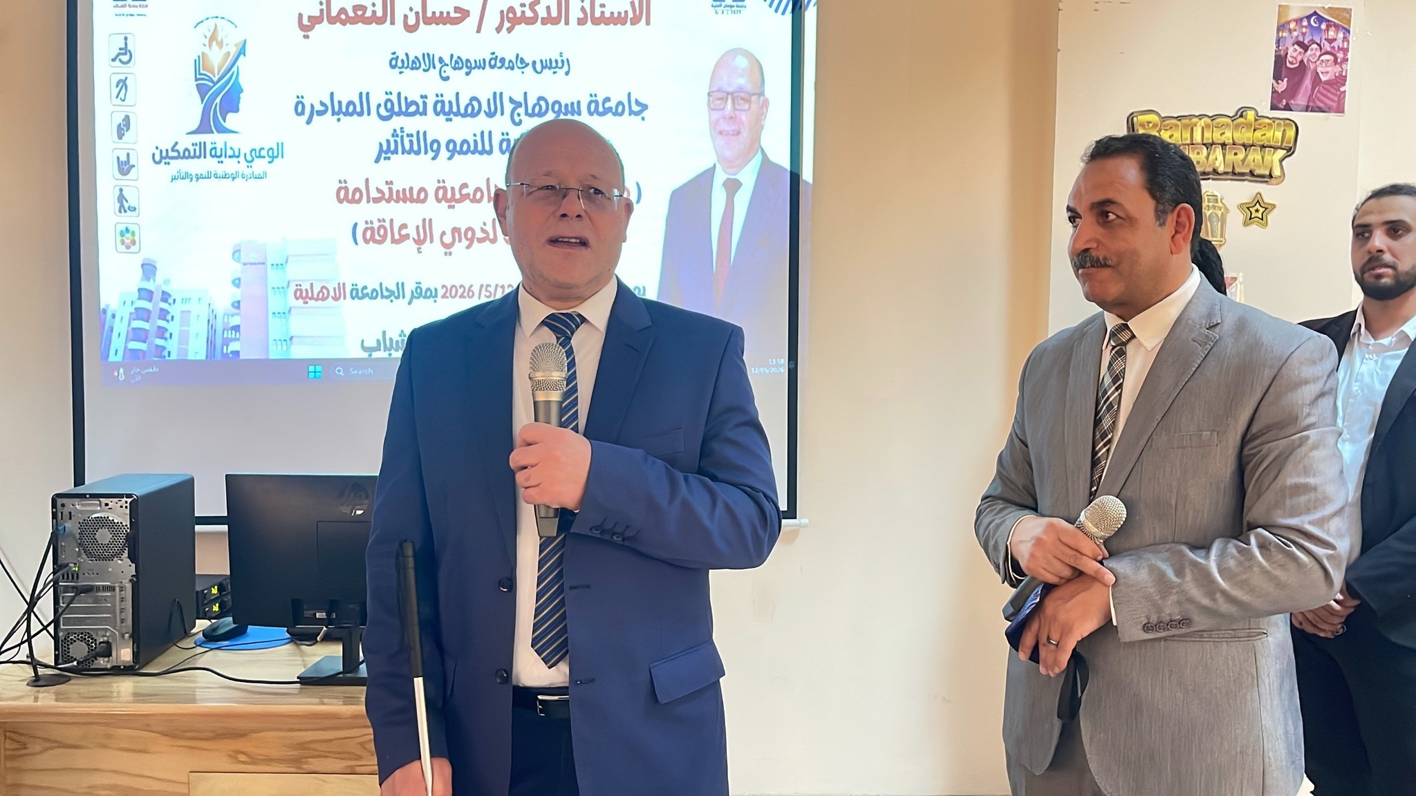 النعماني يطلق المبادرة الوطنية للنمو والتأثير بجامعة سوهاج الأهلية لتعزيز الوعي وبناء شخصية الطلاب